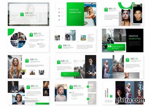 Solid - Google Slides and Keynote Templates