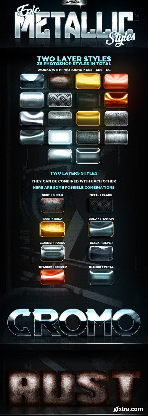 Graphicriver - Epic Metallic Styles 2 21264367