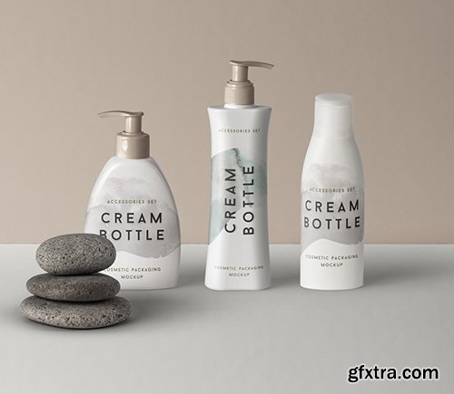 Psd Cosmetic Packaging Mockup Vol 17