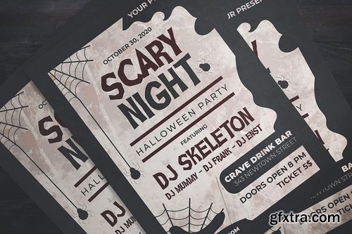 Scary Night Party Flyer