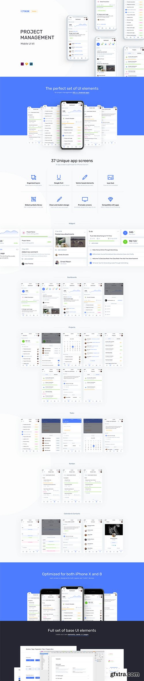 IOTASK Mobile UI Kit