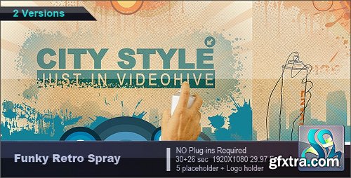 Videohive Funky Retro Spray 2167022