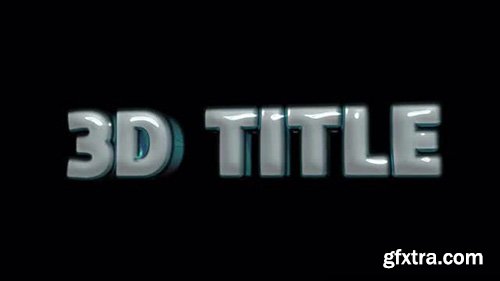 3D Title Animation Pack - After Effects 114070