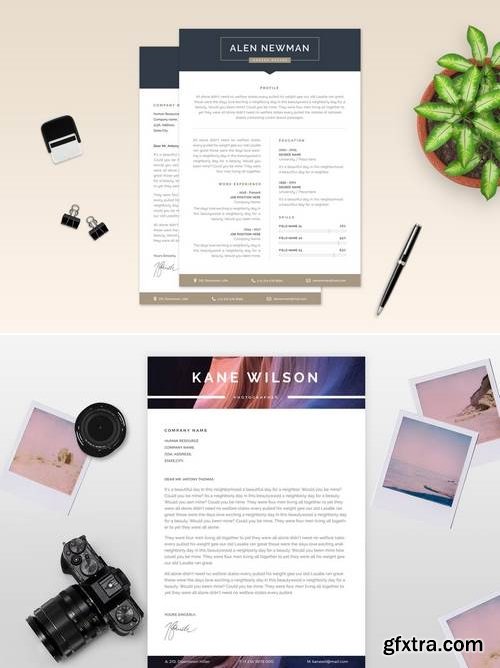 Resume / CV Template Bundle 4