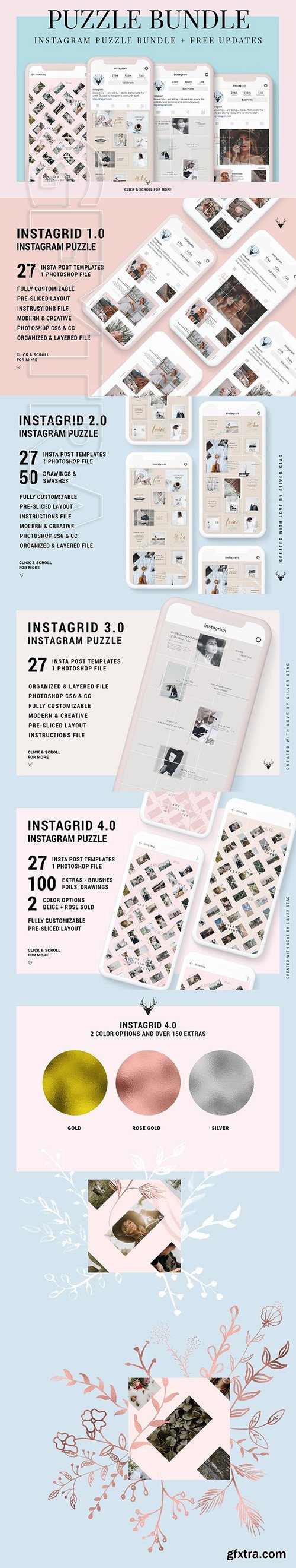 CreativeMarket - Insta Puzzle Bundle + FREE Updates 2949518