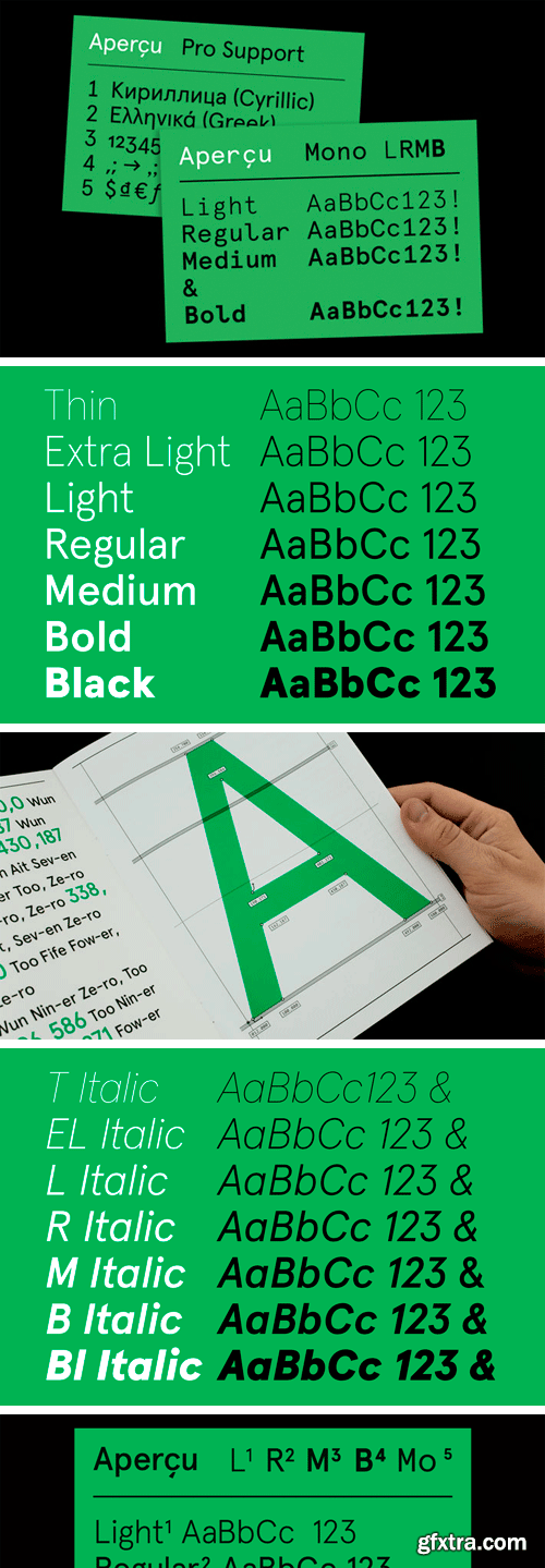 Apercu Pro Font Family (2018 Updated)