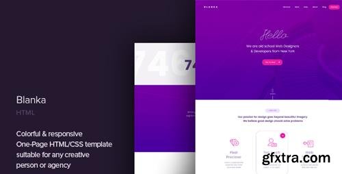 ThemeForest - Blanka v1.0 - One Page HTML Template - 20728116