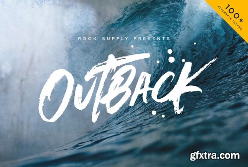 CreativeMarket Outback Brush Font 2946455