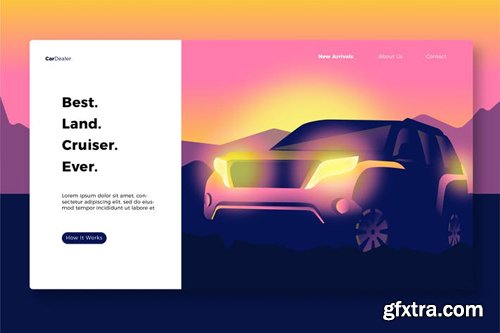 Car Dealership - Banner & Landing Page