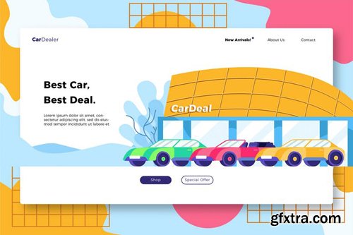 Car Dealership - Banner & Landing Page - 2