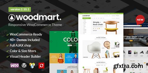 ThemeForest - WoodMart v2.10.1 - Responsive WooCommerce WordPress Theme - 20264492 - NULLED