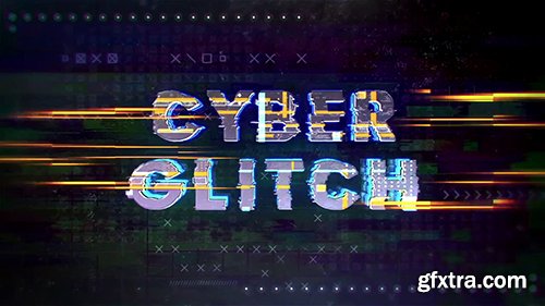 Cyber Glitch Logo 110452