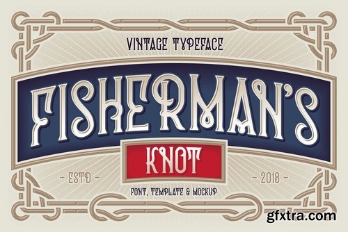 CM - Fisherman's Knot. Font & Graphics 2309706