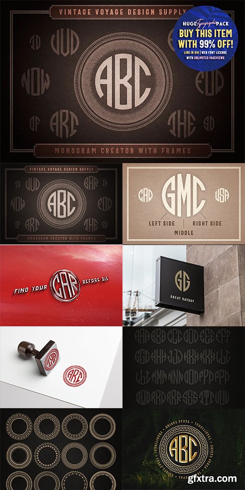 CM - Monogram Creator with Frames 2189870