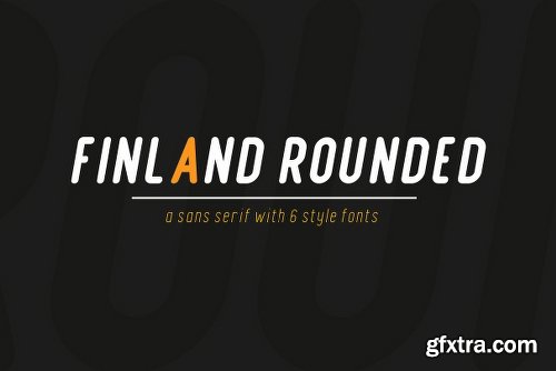 CreativeMarket Finland Rounded - Font Family 2918487