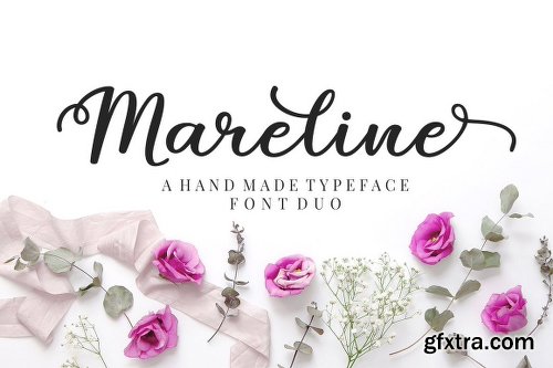 CreativeMarket Mareline Script Font Duo 2932000