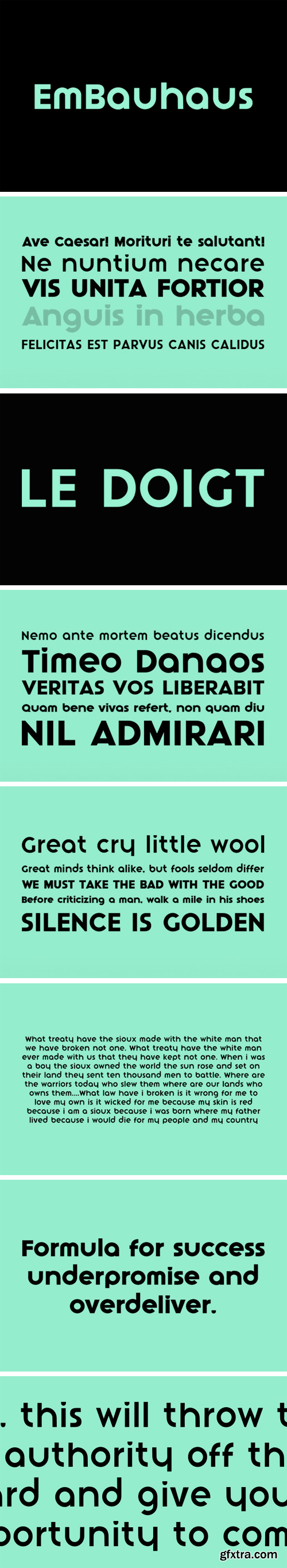 EmBauhaus Font Family