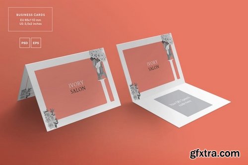 Beauty Salon Social Media Banner Pack Business Card Flyer and Poster Templates