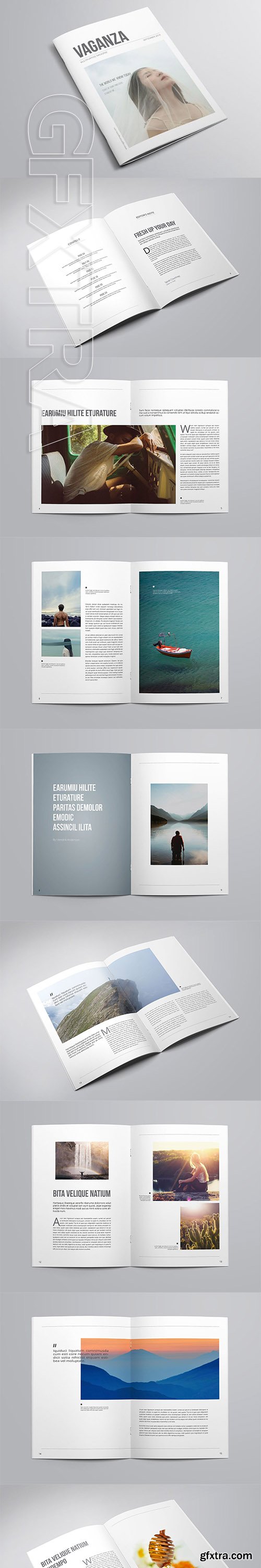 CreativeMarket - Minimal Magazine Templete 2933302