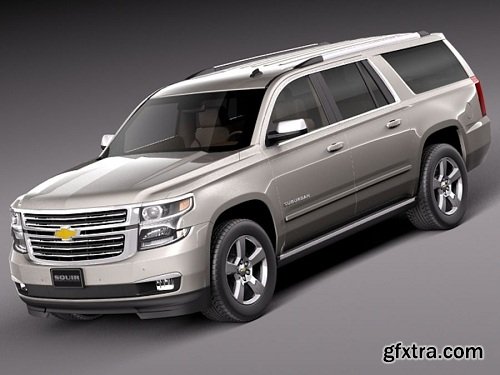 Chevrolet Suburban 2015 3d model