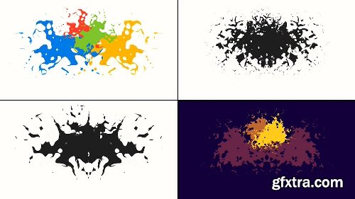 Videohive Minimal Paint Splatter Art Logo Reveal 10172462