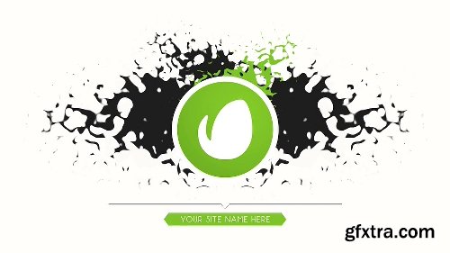 Videohive Minimal Paint Splatter Art Logo Reveal 10172462