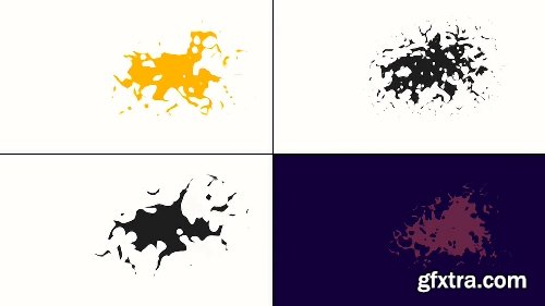 Videohive Minimal Paint Splatter Art Logo Reveal 10172462