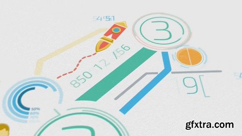 Videohive Corporate Logo Opener With Elements Of Infographics 17208550