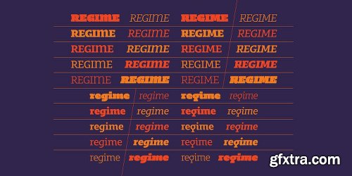 Regime Font Family - 10 Fonts