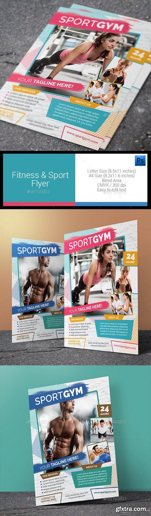 Graphicriver - Fitness & Sport Flyer 11333702