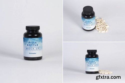 Pills Bottle Medicine Mock Up