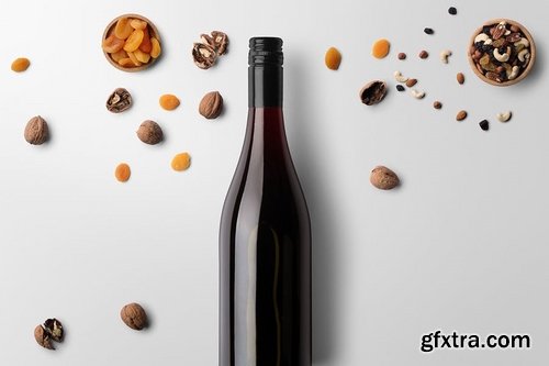 Wine Bottle Mockups Vol 4