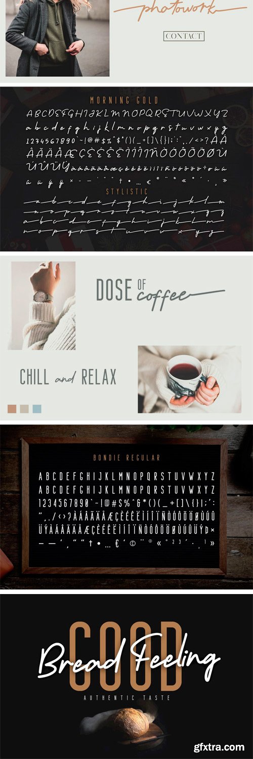 Morning Gold Font