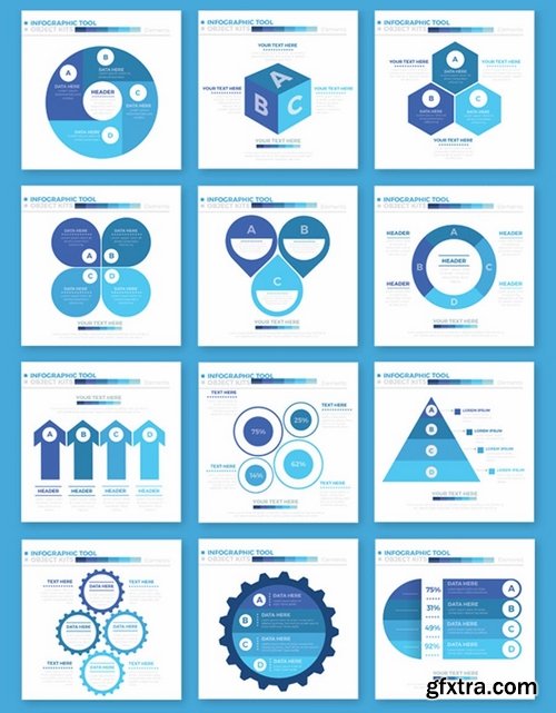 Blue Infographics Design