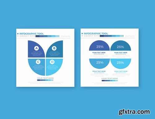 Blue Infographics Design