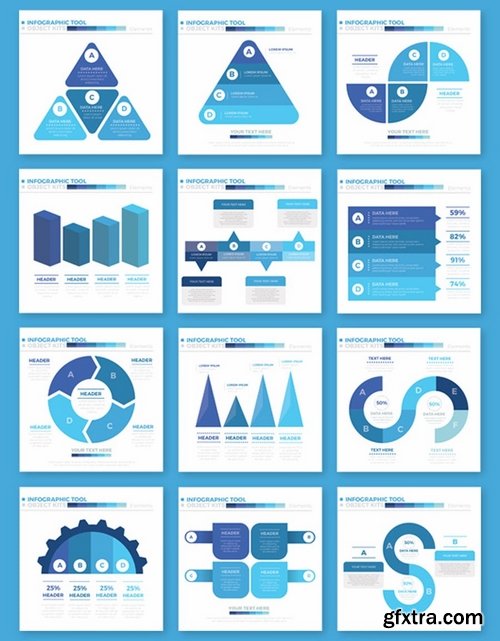 Blue Infographics Design