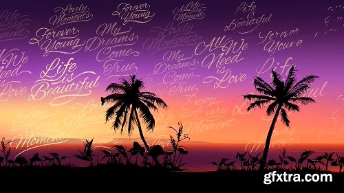 Videohive Tropical Sunset Opener 20618426