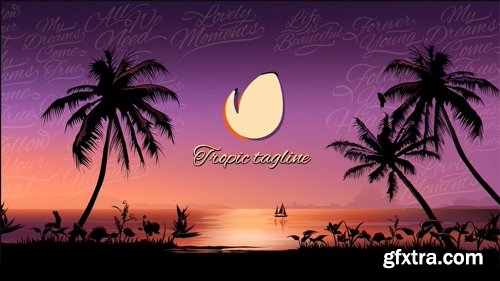 Videohive Tropical Sunset Opener 20618426