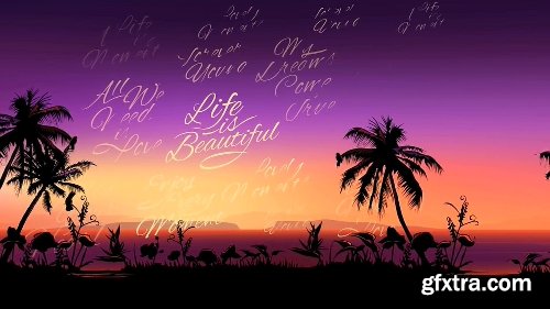 Videohive Tropical Sunset Opener 20618426