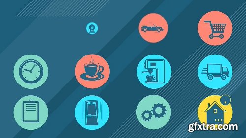 Videohive Internet Of Things and Smart Home Icon Set 14465579