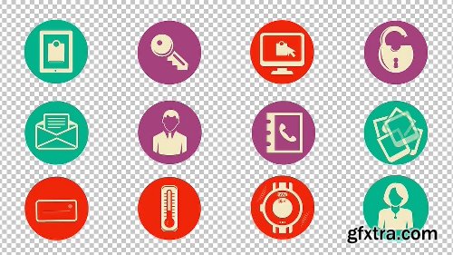 Videohive Internet Of Things and Smart Home Icon Set 14465579