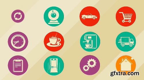 Videohive Internet Of Things and Smart Home Icon Set 14465579