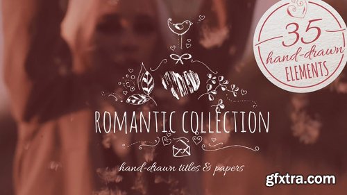 Videohive Romantic Collection Hand-drawn Titles 19457820