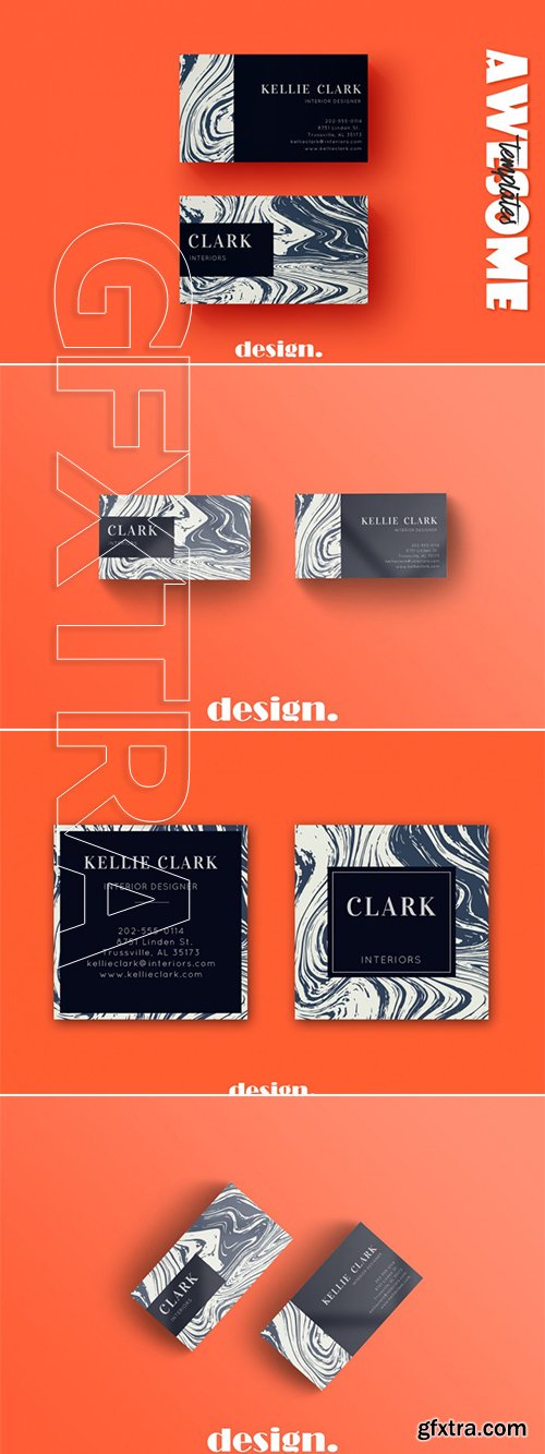 Marble Business Card Template