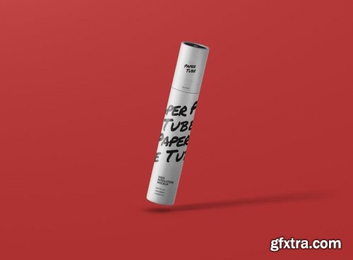 Paper Tube Mockup - Slim Long Size