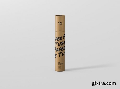 Paper Tube Mockup - Slim Long Size