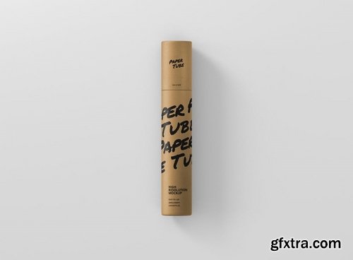 Paper Tube Mockup - Slim Long Size