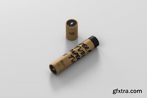 Paper Tube Mockup - Slim Long Size