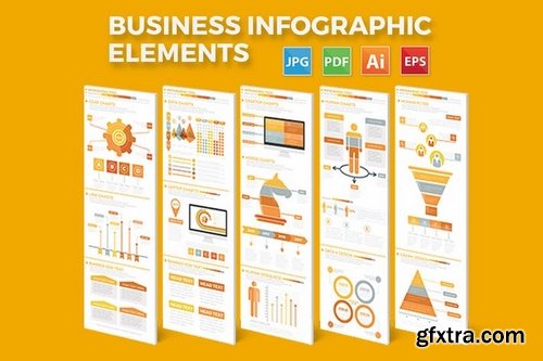 Business Infographics Elements Design  Pack