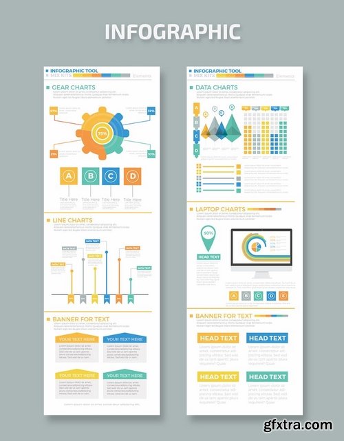 Business Infographics Elements Design  Pack